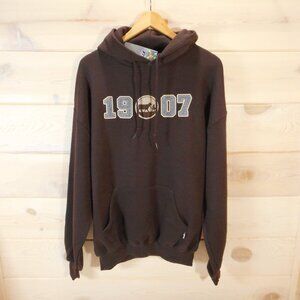 Blue Bell Ice Cream Size XL Hoodie Sweatshirt Logo Brown NWT Russell Embroidered